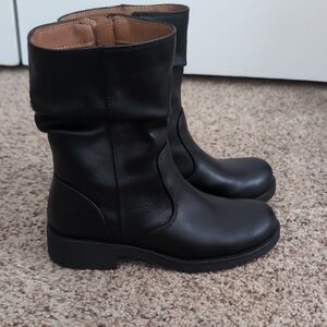 Black Mid-Calf Boots Size 6